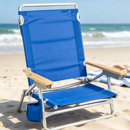 Classic 5-Position Adjustable Reclining Folding Beach Chair