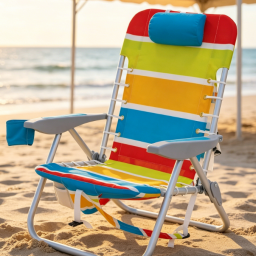 4-Position Adjustable Backpack-Style Suspended Folding Chair