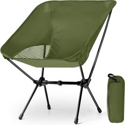 Lightweight Folding Backpack Chair With Storage Bag