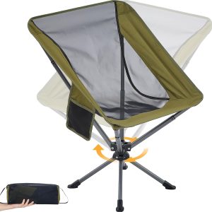 360-Degree Swivel Folding Chair (Quick Setup)