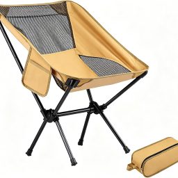 Portable Folding Mesh Camping Chair For Leisure